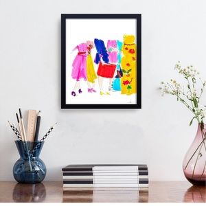 Ready to hang art Ready for Gucci framed print wall art.